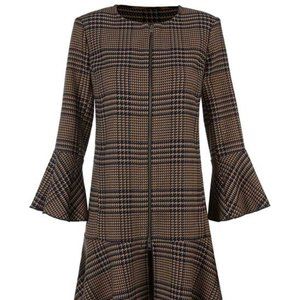 Cabi Flounce Jacket Plaid 3902 Size XS